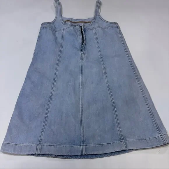 Madewell Sleeveless Super Flowy Shift Dress Size 4 - Picture 4 of 9